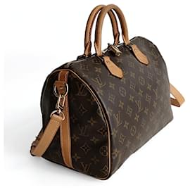 Louis Vuitton-Louis Vuitton Louis Vuitton Speedy 30 Bandouliere bag in monogram canvas-Brown