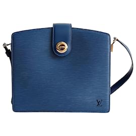 Louis Vuitton-Louis Vuitton Louis Vuitton Cluny Plain Epi shoulder bag light blue-Blue,Light brown