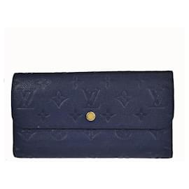 Louis Vuitton-Monederos, carteras, estuches-Azul