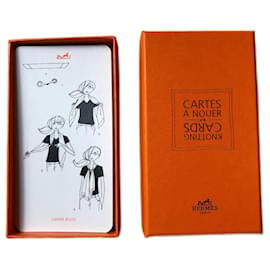 Hermès-Hermès cartes à nouer nº4-Orange