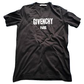 T-shirt Givenchy noir en coton taille M Noir