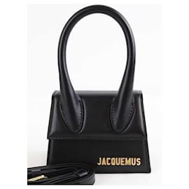Jacquemus-mini bolso de cuero-Negro