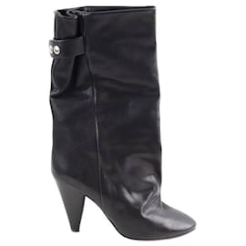 Isabel Marant-Lederstiefel-Schwarz