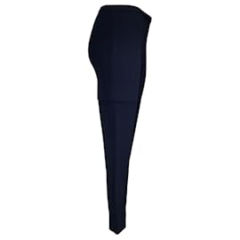 Autre Marque-Pantaloni The Row in viscosa elasticizzata con cucitura frontale blu navy-Blu