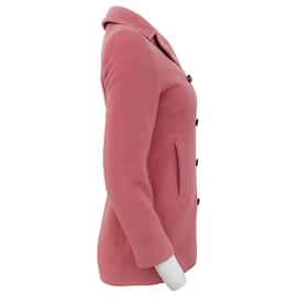 Autre Marque-Kiton – Cabanjacke mit Knopfleiste und Futter aus Angora-/Wollestoff, Rosa-Pink