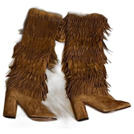 Aquazzura Botas Camello