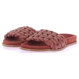 Chloé-CHLOE Sandalen T.EU 37 Leder-Rot