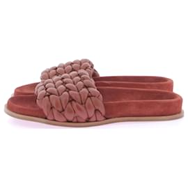 Chloé-CHLOE Sandalen T.EU 37 Leder-Rot