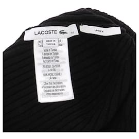 Lacoste-LACOSTE Chapeaux T.International S Laine-Noir
