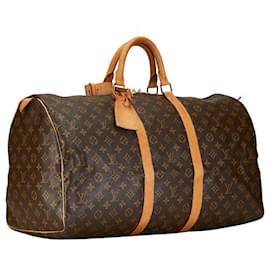 Louis Vuitton-Bolsa de viaje de lona Louis Vuitton Keepall 55 M41424 en buen estado-Otro