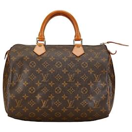 Louis Vuitton-Louis Vuitton Speedy 30 Canvas Handtasche M41526 in gutem Zustand-Andere