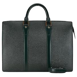 Louis Vuitton-Louis Vuitton Porte-Documents Bolsa de couro Rozan M30054 em bom estado-Outro