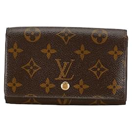 Louis Vuitton-Portafoglio lungo in tela Louis Vuitton con monogramma Portafoglio lungo in tela M61730 in buone condizioni-Altro