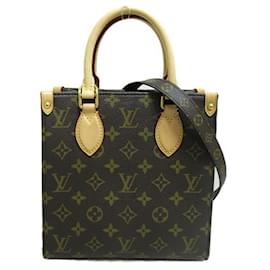 Louis Vuitton-Louis Vuitton Sac Plat BB Canvas Shoulder Bag M46265 in Excellent condition-Other