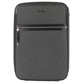 Christian Dior Dior Homme Reisetaschen T. Leder Grau