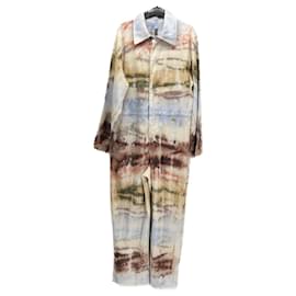 Autre Marque-RAQUEL ALLEGRA Jumpsuits T.US 2 Baumwolle-Mehrfarben