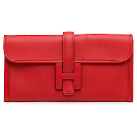 Hermès-Hermès Red Swift Jige Elan-Red