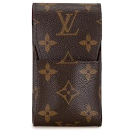 Louis Vuitton-Monogramm-Zigarettenetui Louis Vuittons Brown-Braun