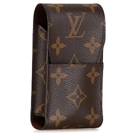 Louis Vuitton-Monogramm-Zigarettenetui Louis Vuittons Brown-Braun