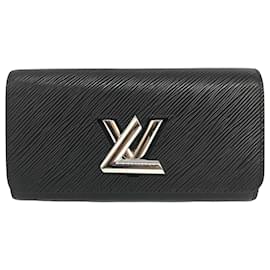 Louis Vuitton-Giro Louis Vuitton Portefeuille-Negro