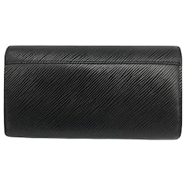 Louis Vuitton-Giro Louis Vuitton Portefeuille-Negro