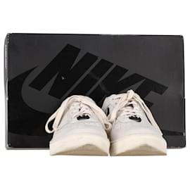 Nike-Nike Air Force 1 x AMBUSH® Phantom Sneakers in White Leather-White