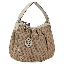 Gucci-Gucci GG Canvas Sukey Shoulder Bag Canvas Shoulder Bag 232955 in Good condition-Other