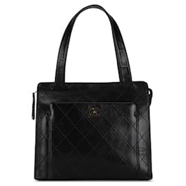 Chanel-Chanel – gesteppte Einkaufstasche aus Leder – Einkaufstasche aus Leder in gutem Zustand-Andere