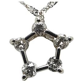 & Other Stories-Autre collier pendentif étoile diamant or 18 carats Collier en métal en excellent état-Autre