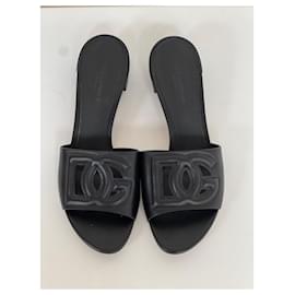 Dolce & Gabbana-Dolce & Gabbana sandals size 40-Black