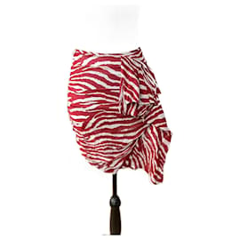Isabel Marant Etoile-Skirts-Zebra print
