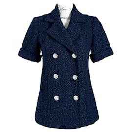 Chanel-Nueva chaqueta de tweed con botones de la colección CC del aeropuerto.-Multicolor