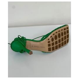 Bottega Veneta-Zapatos de tacón Bottega Veneta Stretch 39 verde-Verde