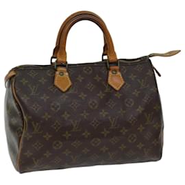 Louis Vuitton-LOUIS VUITTON Monogram Speedy 30 Handtasche M41526 LV Auth 71757-Monogramm