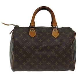 Louis Vuitton-LOUIS VUITTON Monogram Speedy 30 Hand Bag M41526 LV Auth 71757-Monogram