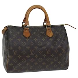 Louis Vuitton-LOUIS VUITTON Monogram Speedy 30 Hand Bag M41526 LV Auth 72373-Monogram
