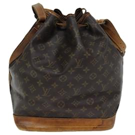 Louis Vuitton-LOUIS VUITTON Monogram Noe Shoulder Bag M42224 LV Auth 72370-Monogram