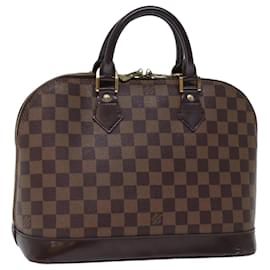 Louis Vuitton-LOUIS VUITTON Damier Ebene Alma Hand Bag N51131 LV Auth 73328-Other