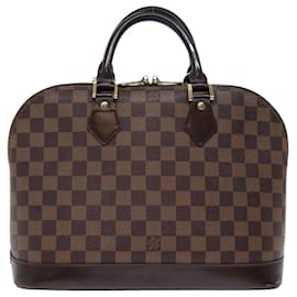 Louis Vuitton-LOUIS VUITTON Damier Ebene Alma Hand Bag N51131 LV Auth 73328-Other