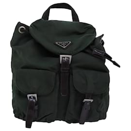 Prada-PRADA Backpack Nylon Khaki Auth ac2971-Khaki