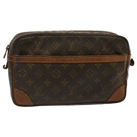 LOUIS VUITTON Monogramma Compiegne 28 Pochette M51845 LV Auth 73004 Monogramma