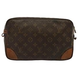 Louis Vuitton-Bolso de mano LOUIS VUITTON con monograma Compiegne 28 M51845 LV Auth 73004-Monograma