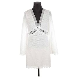 Bash-Dress with lace-White