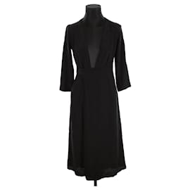 SéZane-Silk dress-Black