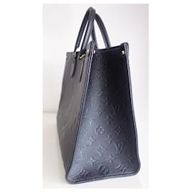 Louis Vuitton-Vuitton Onthego empreinte MM bag-Black