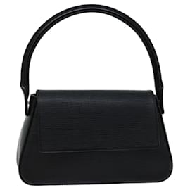 Louis Vuitton-LOUIS VUITTON Epi Mini bolso de hombro con asa SPO Negro LV Auth 68853-Negro