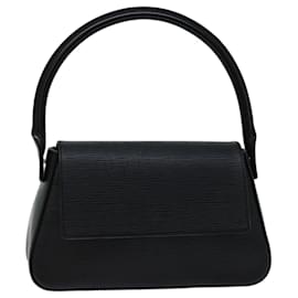 Louis Vuitton-LOUIS VUITTON Epi Mini Looping Shoulder Bag SPO Black LV Auth 68853-Black