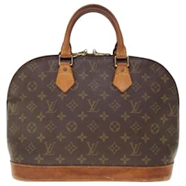 Louis Vuitton-Bolso de mano Alma con monograma de LOUIS VUITTON M51130 LV Auth 66054-Monograma