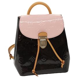 Louis Vuitton-LOUIS VUITTON Monogram Vernis Borsa a mano primavera calda Amarante M96053 LV Auth 67495A-Altro