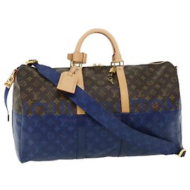 LOUIS VUITTON Monogram split Keepall Bandouliere 50 Boston Bag M43861 67497S Other
